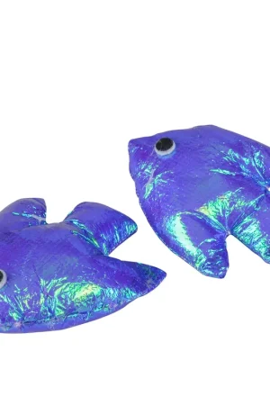 Laatste Versie Duvo+ Blinky Vissen 2Pc - 6,5X8X2,5 cm Blauw